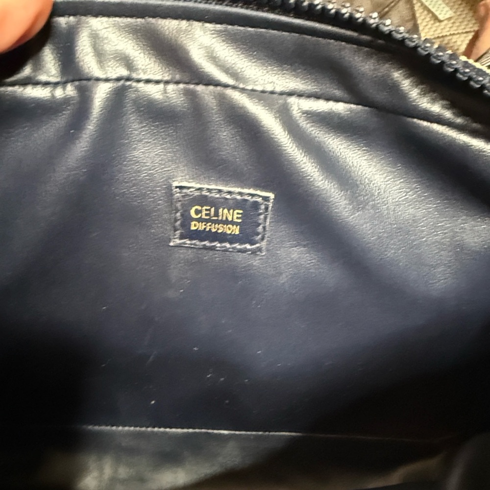 Celine NAVY and GRAY Crossbody Bag - Picture 9 of 13